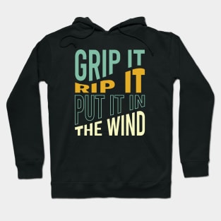 Funny Archery Saying Grip It Rip It Hoodie